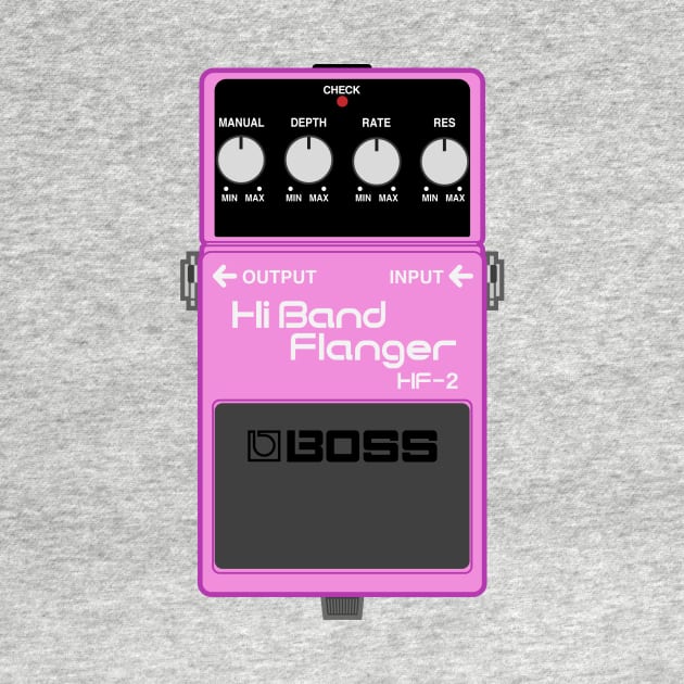 Boss HF-2 Hi Band Flanger Guitar Effect Pedal by conform